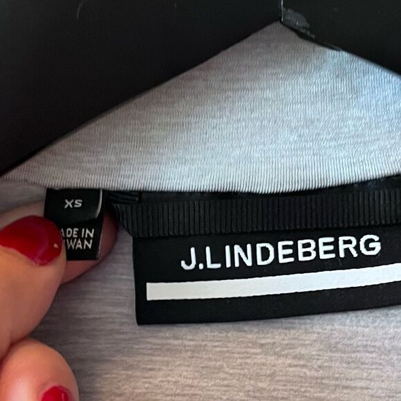 J.Lindeberg Daria Golf Mid Layer Golf Full Zip Micro Chip Melange XS NWOT - Picture 10 of 15